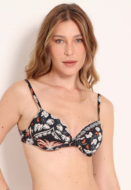 Top de Biquíni Light Com Detalhe Torcido Frontal - Oasis