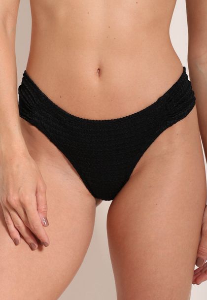 Calcinha De Biquíni Cali Texturizada Borboleta