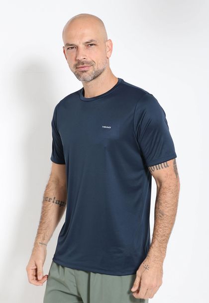 Camiseta Masculina Dry Básica Gola Careca