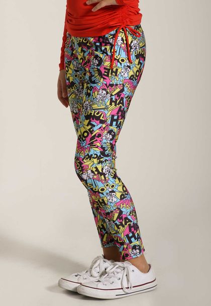 Calça Legging Infantil Menina Turma da Mônica