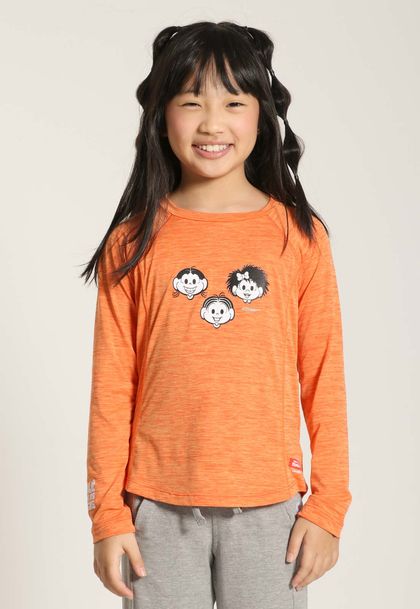 Camiseta Infantil Menina Energy Turma da Mônica