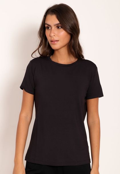 Camiseta Feminina Manga Curta Modal Antiodor