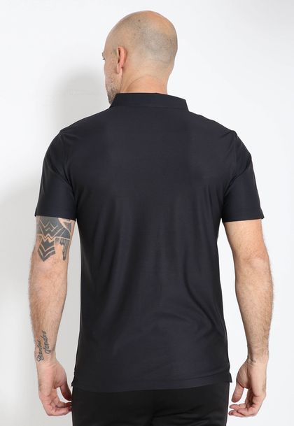Camisa Polo Masculina Poliamida Com Botões