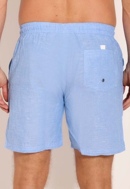 Bermuda Masculina em Linho Pienza C/ Cordão