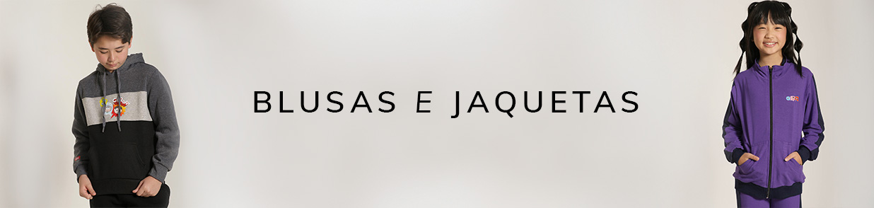 BLUSAS E JAQUETAS - INFANTIS