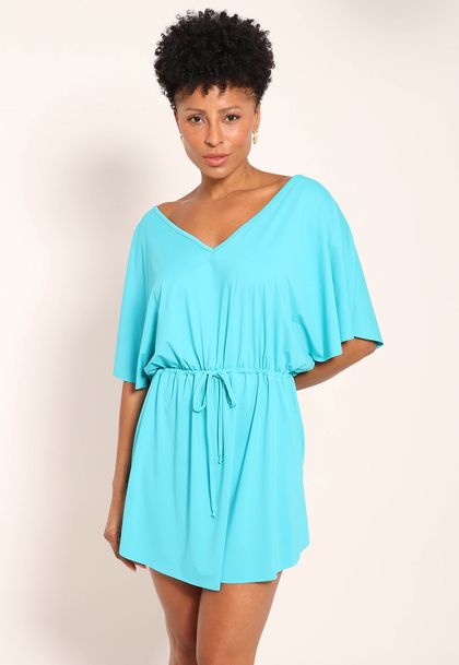 Vestido Fluxy Amplo Com Amarração