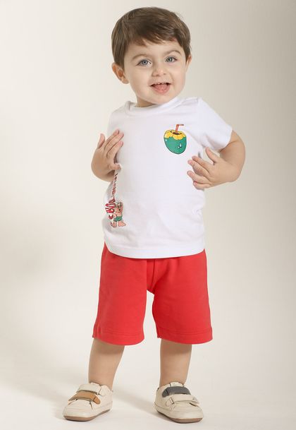 Conjunto Infantil Menino Cebolinha Turma da Mônica