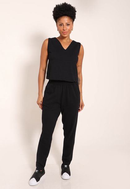 Calça Feminina Reta Com Bolso Singapura