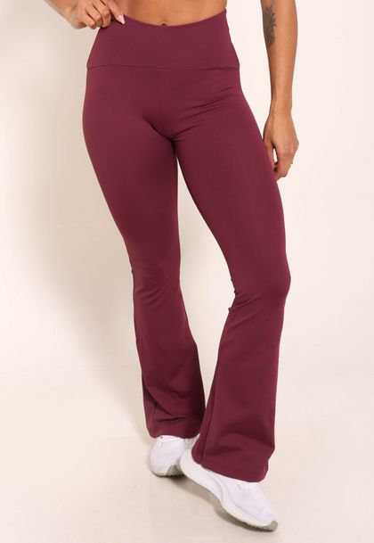 Calça Feminina Flare Basic de Alta Compressão