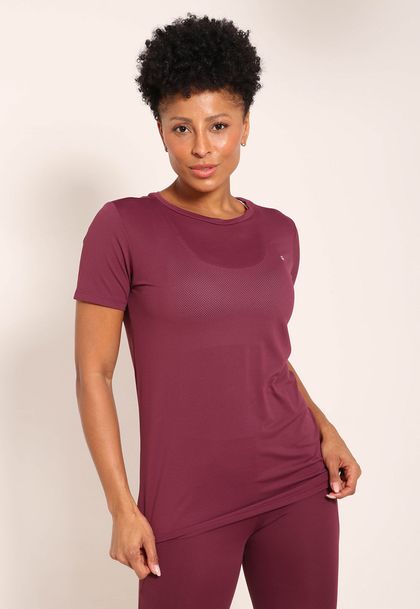 Camiseta Feminina Fitness de Manga Curta STING
