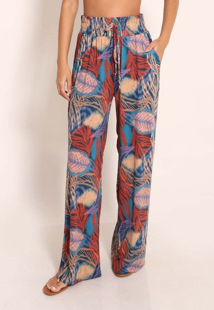 Calça Feminina Pantalona Com Bolso Fluxy - Angra