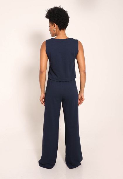 Conjunto Regata Singapura Gola V e Calça Singapura Pantalona