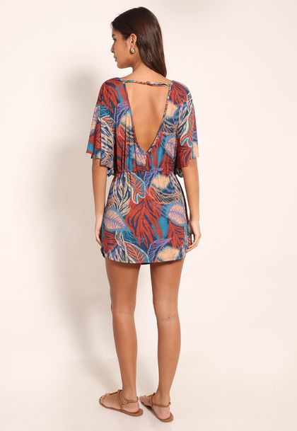 Vestido Fluxy Amplo Com Amarração - Angra