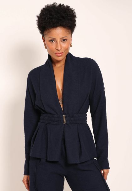 Kimono Aspen Gola Xale Com Cinto
