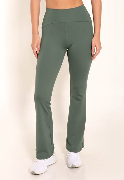 Calça Feminina Flare Basic de Alta Compressão